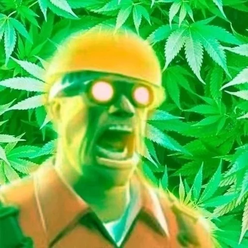 🌿 Стикер «Weed Cult» для Telegram