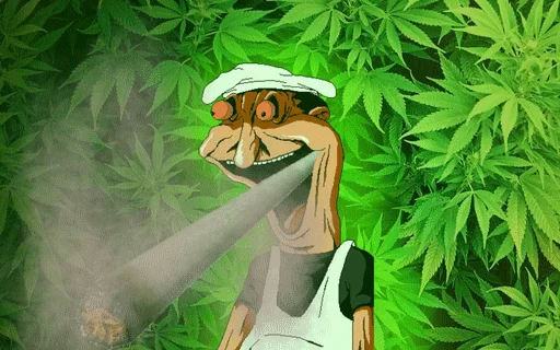 🌿 Стикер «Weed Cult» для Telegram