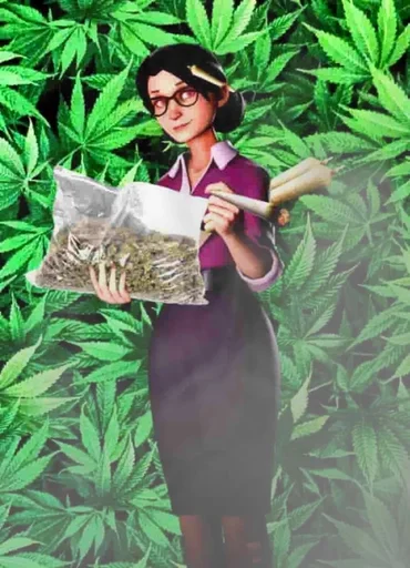 🌿 Стикер «Weed Cult» для Telegram