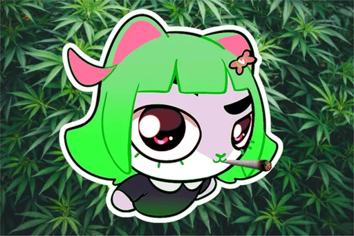 🌿 Стикер «Weed Cult» для Telegram