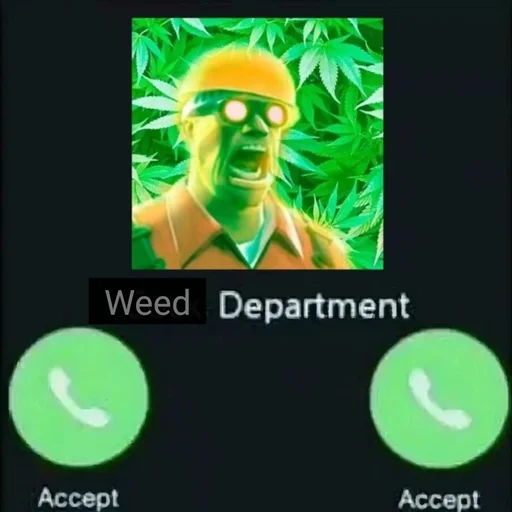 🌿 Стикер «Weed Cult» для Telegram