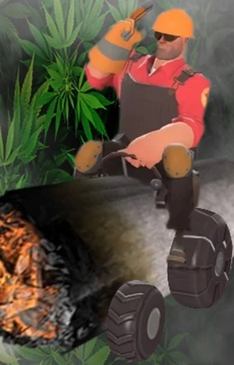 🌿 Стикер «Weed Cult» для Telegram