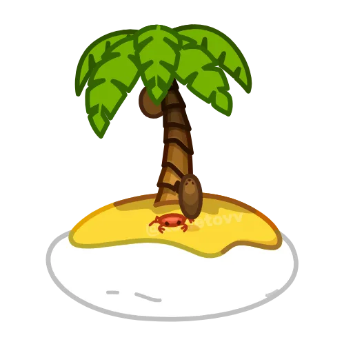 🏝 Стикер «Cum collection» для Telegram