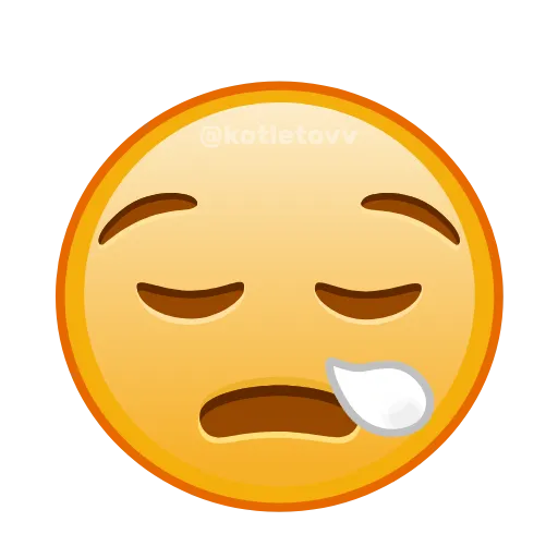 😪 Стикер «Cum collection» для Telegram