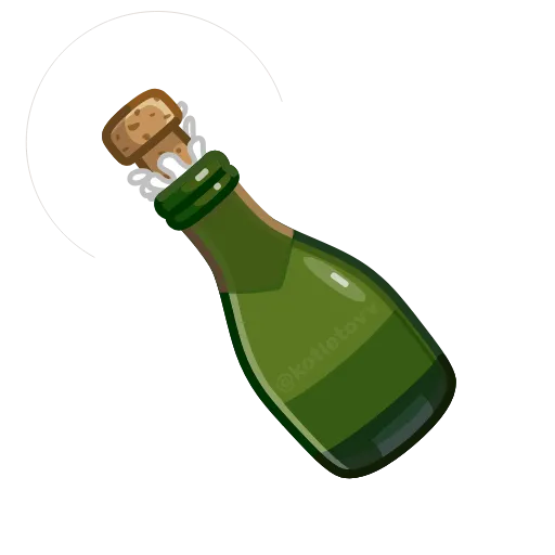 🍾 Стикер «Cum collection» для Telegram
