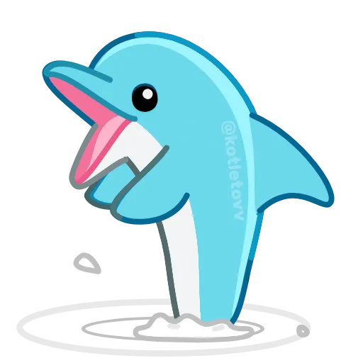 🐬 Стикер «Cum collection» для Telegram
