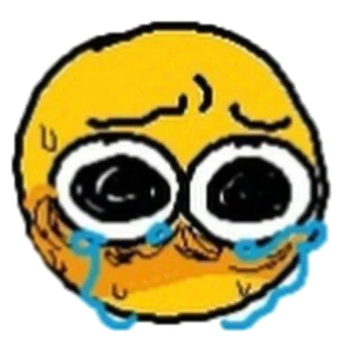😭 Стикер «𝚌𝚞𝚛𝚜𝚎𝚍 𝚎𝚖𝚘𝚓𝚒𝚜» для Telegram