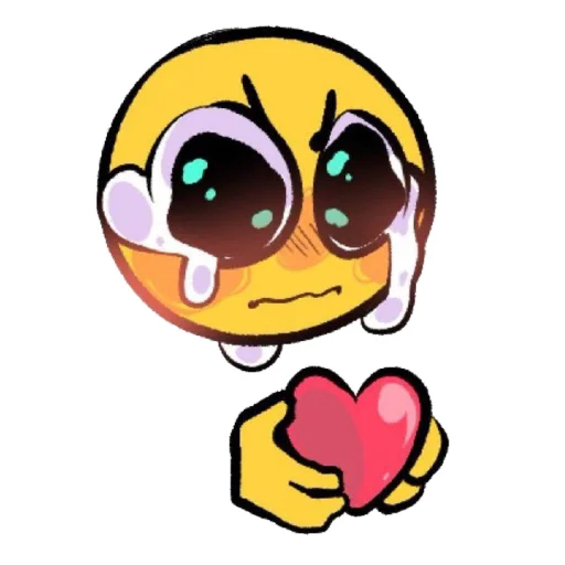 🥺 Стикер «𝚌𝚞𝚛𝚜𝚎𝚍 𝚎𝚖𝚘𝚓𝚒𝚜» для Telegram