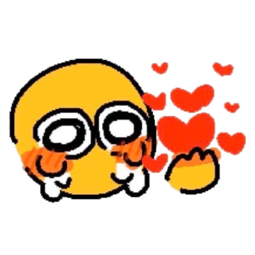 🥰 Стикер «𝚌𝚞𝚛𝚜𝚎𝚍 𝚎𝚖𝚘𝚓𝚒𝚜» для Telegram