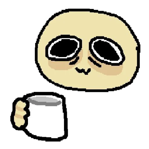 ☕️ Стикер «𝚌𝚞𝚛𝚜𝚎𝚍 𝚎𝚖𝚘𝚓𝚒𝚜» для Telegram