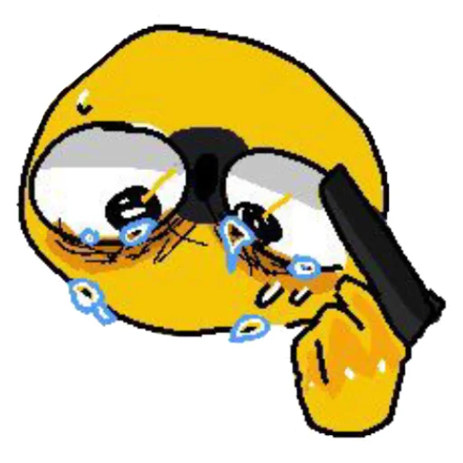 🔫 Стикер «𝚌𝚞𝚛𝚜𝚎𝚍 𝚎𝚖𝚘𝚓𝚒𝚜» для Telegram