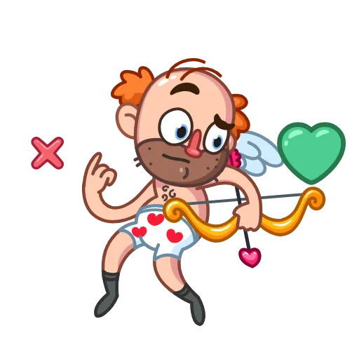 🤔 Эмодзи «Cupid» для Telegram