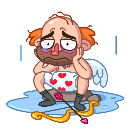 😭 Эмодзи «Cupid» для Telegram