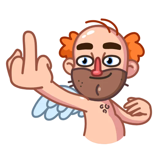 🖕 Эмодзи «Cupid» для Telegram