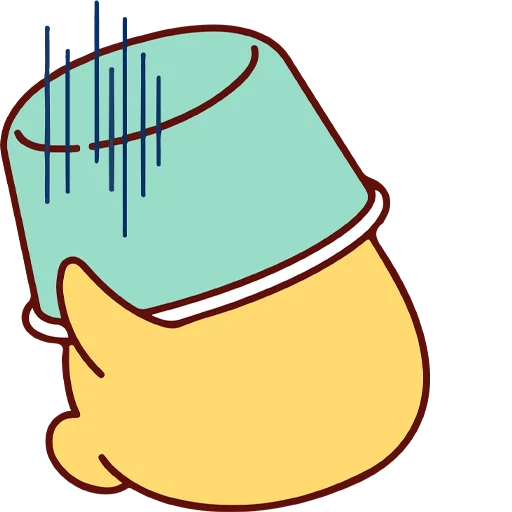 🙈 Стикер «Cup duck&;s daily life» для Telegram