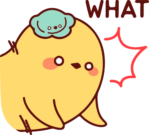 😳 Стикер «Cup duck&;s daily life» для Telegram