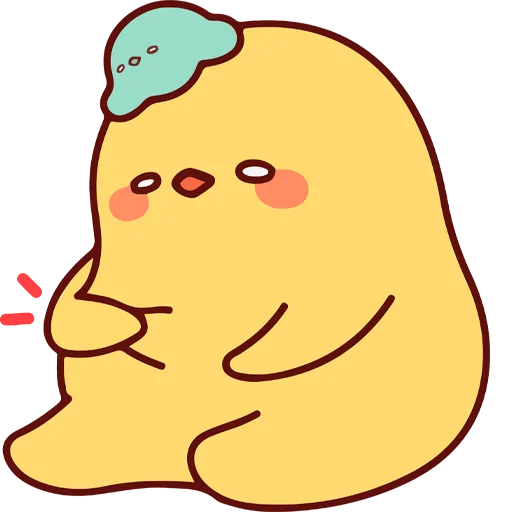 😋 Стикер «Cup duck&;s daily life» для Telegram