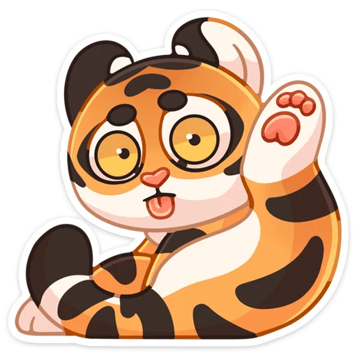 🐯 Стикер «Пирожок» для Telegram