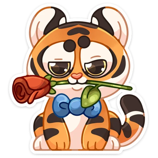 🌷 Стикер «Пирожок» для Telegram