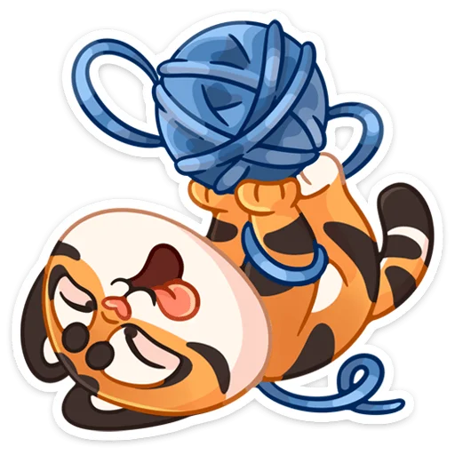 🧶 Стикер «Пирожок» для Telegram