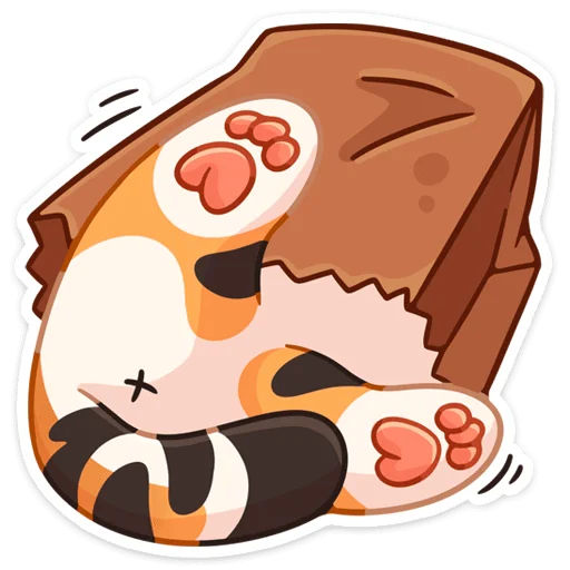 🐾 Стикер «Пирожок» для Telegram
