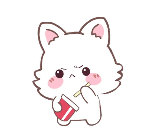 🥤 Стикер «Cupcake club» для Telegram