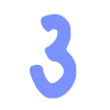 3⃣ Эмодзи «Фиолетовые буквы, цифры» для Telegram