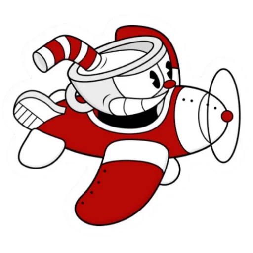 🛩️ Стикер «Cuphead» для Telegram