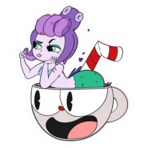 😏 Стикер «Cuphead» для Telegram