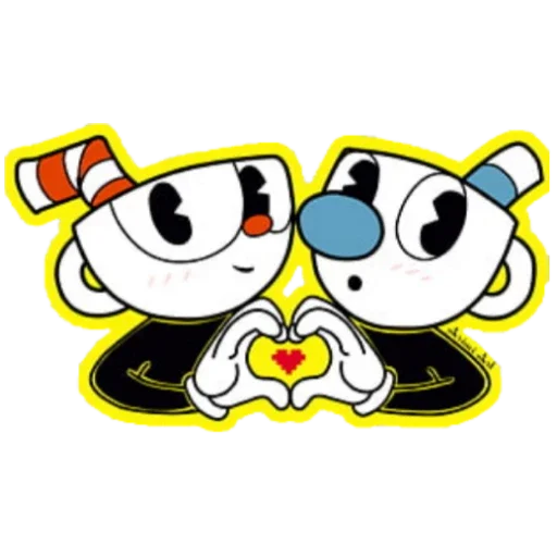 ❤️ Стикер «Cuphead» для Telegram