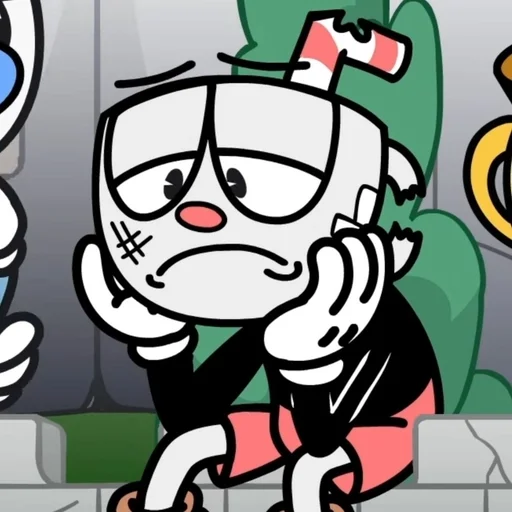 ☹️ Стикер «Cuphead dlc rap» для Telegram