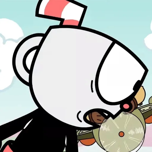 😨 Стикер «Cuphead dlc rap» для Telegram