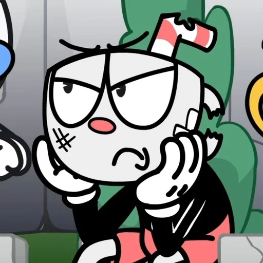 😤 Стикер «Cuphead dlc rap» для Telegram
