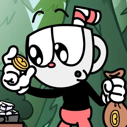 🥹 Стикер «Cuphead dlc rap» для Telegram