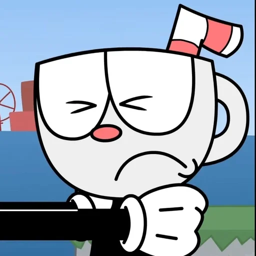 😣 Стикер «Cuphead dlc rap» для Telegram