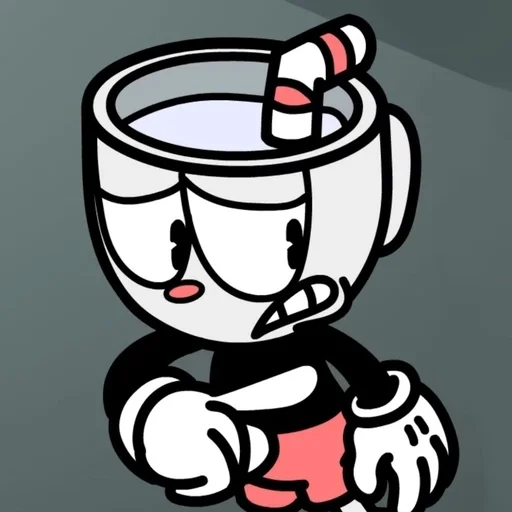 😥 Стикер «Cuphead dlc rap» для Telegram