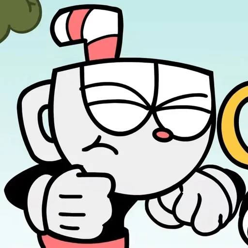 😣 Стикер «Cuphead dlc rap» для Telegram