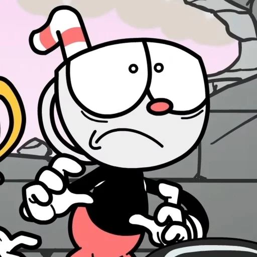 😱 Стикер «Cuphead dlc rap» для Telegram