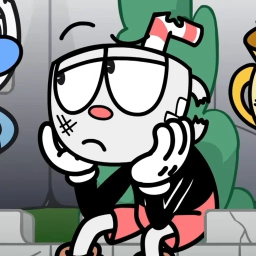 😒 Стикер «Cuphead dlc rap» для Telegram