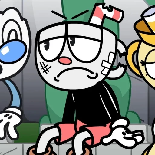 😠 Стикер «Cuphead dlc rap» для Telegram