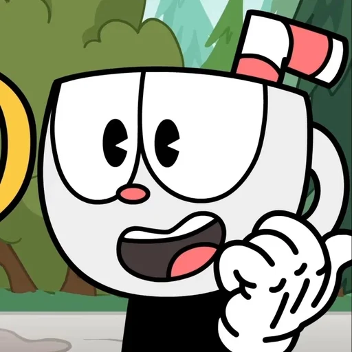 😀 Стикер «Cuphead dlc rap» для Telegram