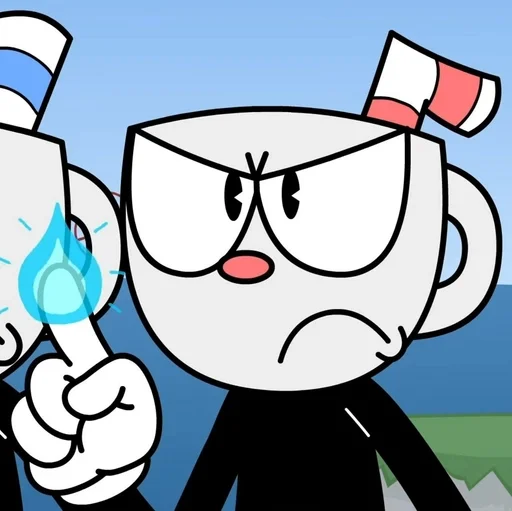 😠 Стикер «Cuphead dlc rap» для Telegram