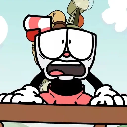 😨 Стикер «Cuphead dlc rap» для Telegram
