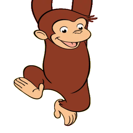 🙊 Стикер «Curioso come George» для Telegram