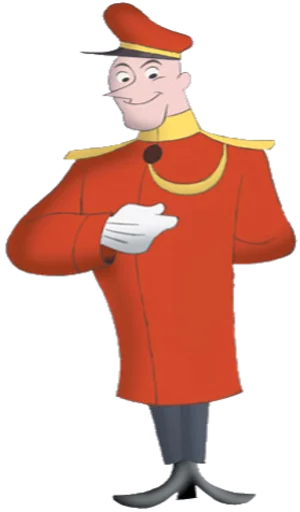🕴 Стикер «Curioso come George» для Telegram