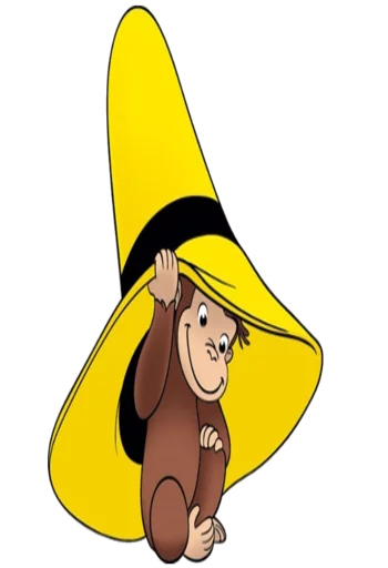 🎩 Стикер «Curioso come George» для Telegram
