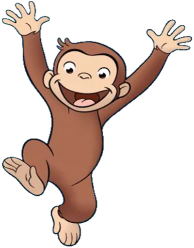 👋 Стикер «Curioso come George» для Telegram