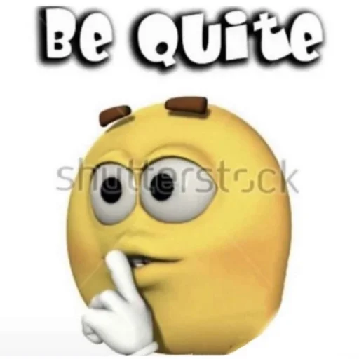 🤫 Стикер «[ c u r s e d ]» для Telegram