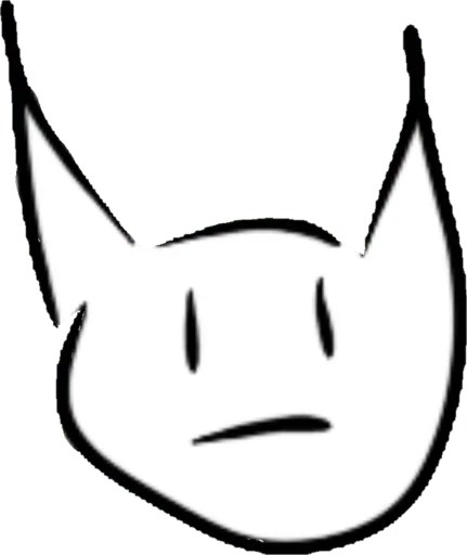 😐 Стикер «Cursed Cat» для Telegram