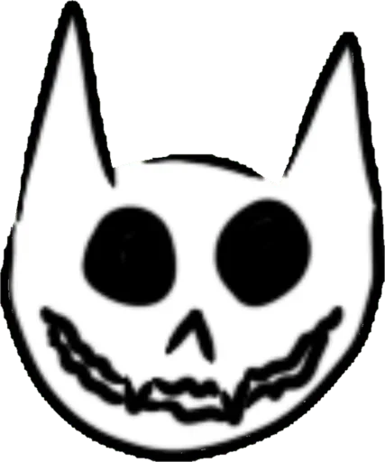 💀 Стикер «Cursed Cat» для Telegram